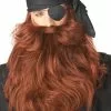 Pirate Beard And Moustache (Red) -Adult Costumes Shop 70489 full 1