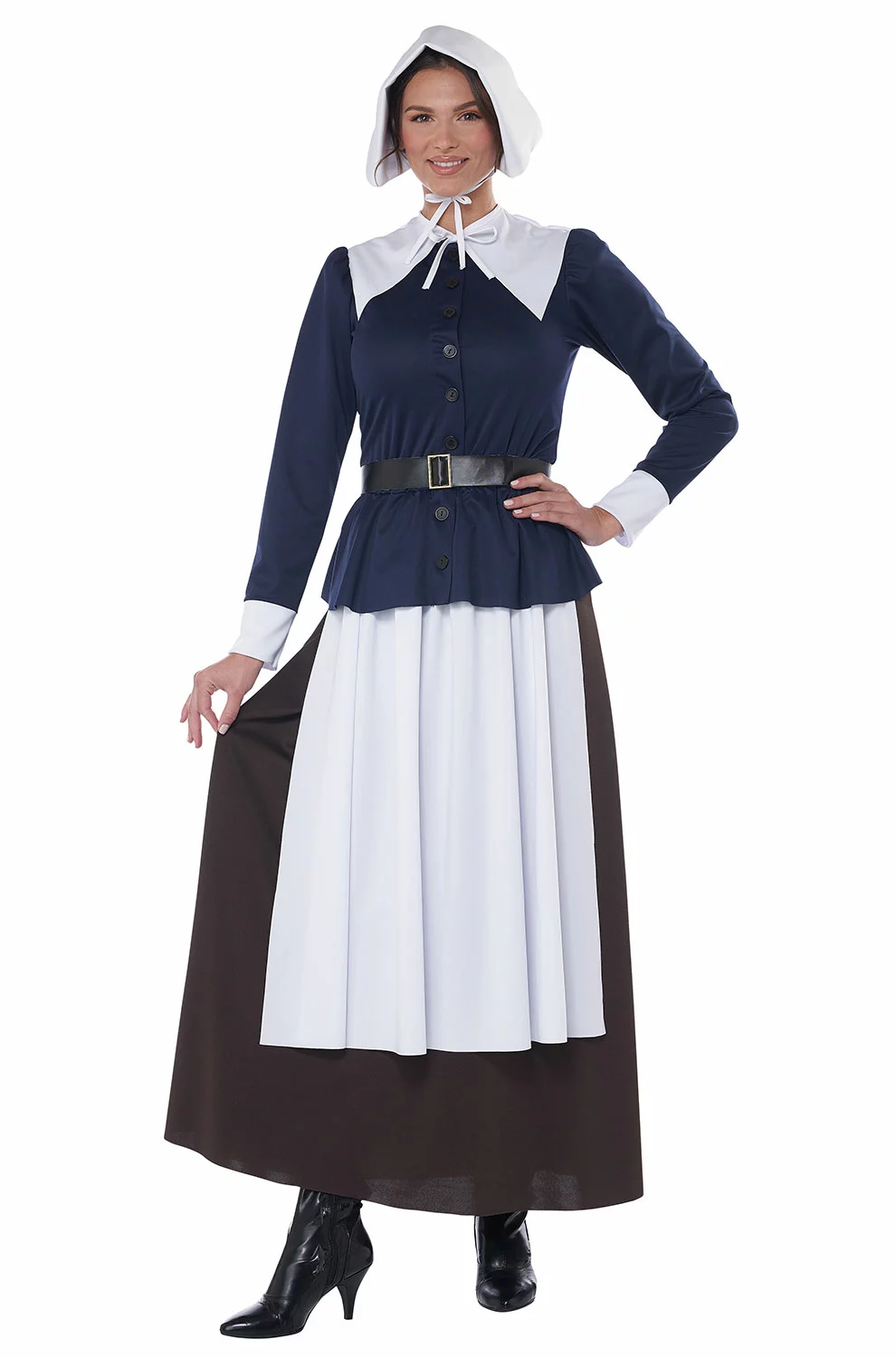 Mayflower Pilgrim Lady Adult Costume 3 Mayflower Pilgrim Lady Adult Costume