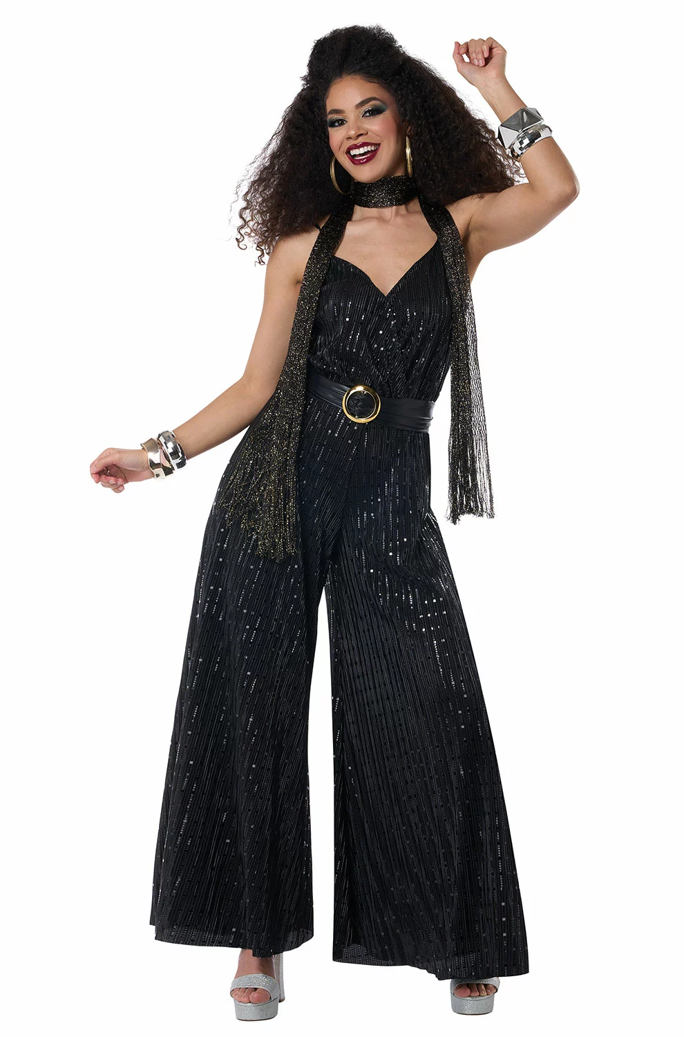 Let's Dance Disco Jumpsuit Adult Costume 3 Let's Dance Disco Jumpsuit Adult Costume