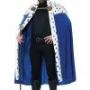 Royal Cape & Crown Adult Costume Kit (Blue) -Adult Costumes Shop CC6223 060 full 1