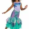 Ariel Mermaid Deluxe Child Costume -Adult Costumes Shop D117959 full 1