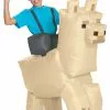 Minecraft Llama Ride-On Inflatable Child Costume -Adult Costumes Shop D119369 full 1