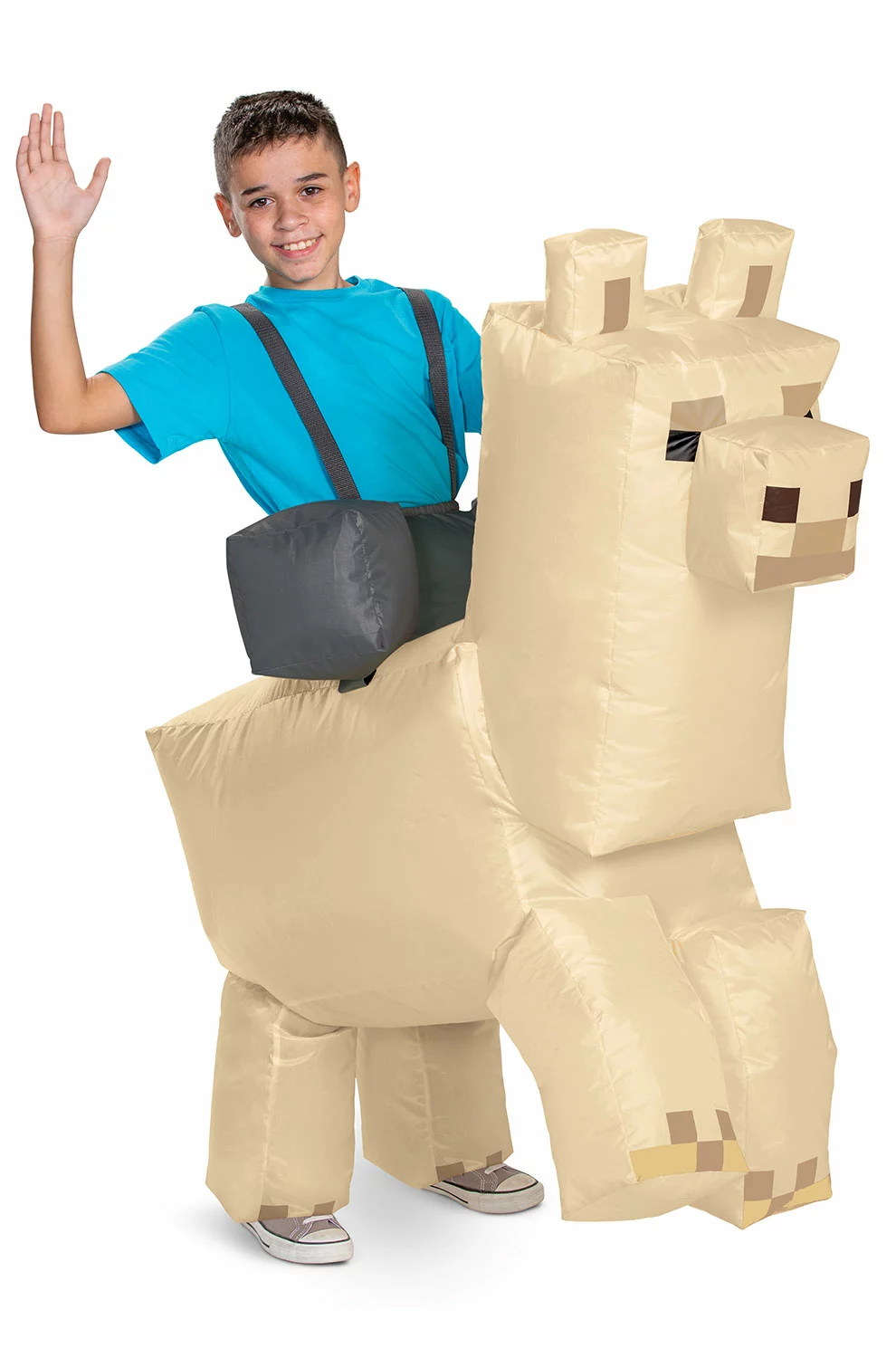 Minecraft Llama Ride-On Inflatable Child Costume 3 Minecraft Llama Ride-On Inflatable Child Costume