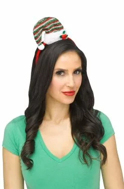 Green And Red Hat Holiday Headband