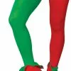 Red/Green Elf Tights Accessory