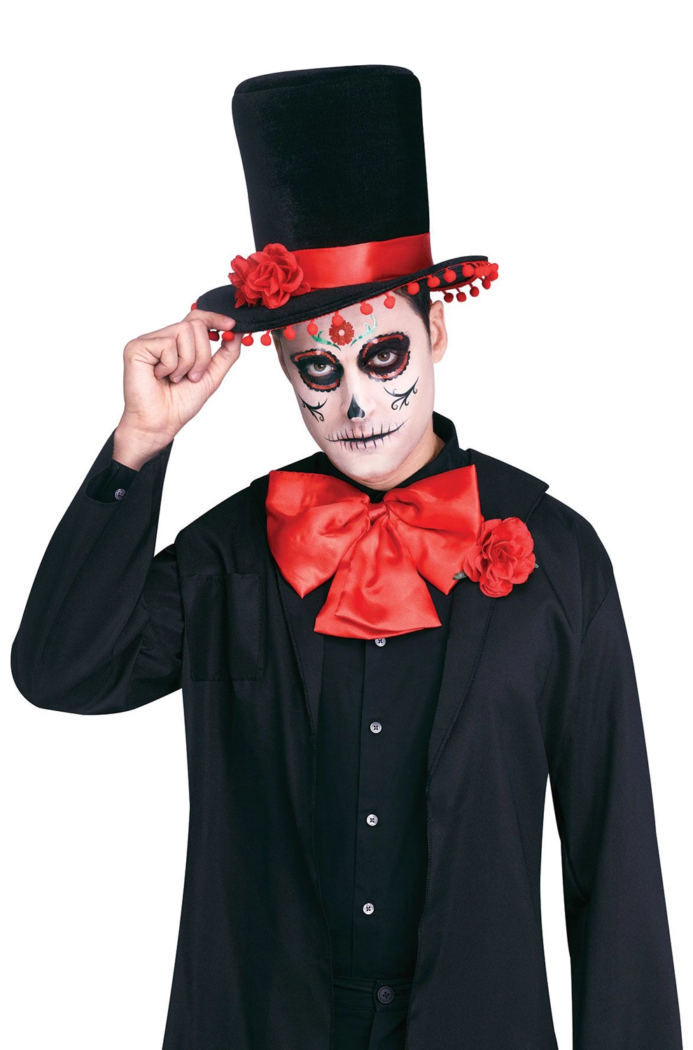 Day Of The Dead Groom Instant Adult Costume Kit 3 Day Of The Dead Groom Instant Adult Costume Kit