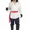 Swashbuckler Pirate Shirt (White) -Adult Costumes Shop FM56528 full 1