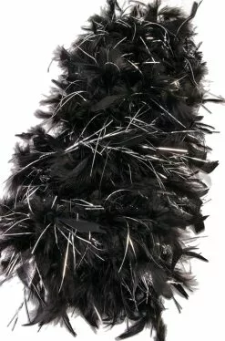 Roaring 20's Boa (Black/Silver)