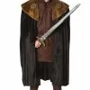 Medieval King Cape (Adult) -Adult Costumes Shop FR32376 full 1