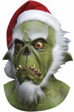 Green Santa Adult Mask