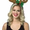 Reindeer Antlers Holiday Headband 1 Reindeer Antlers Holiday Headband -Adult Costumes Shop RA2104 full 1