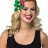 Mistletoe Striped Holiday Headband