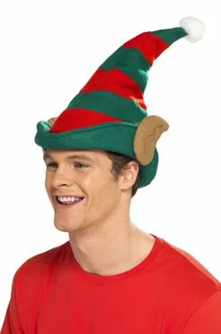 Striped Elf Hat And Ears