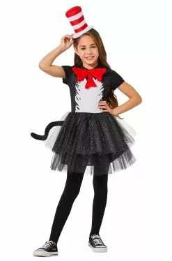 The Cat In The Hat Dress Child Costume