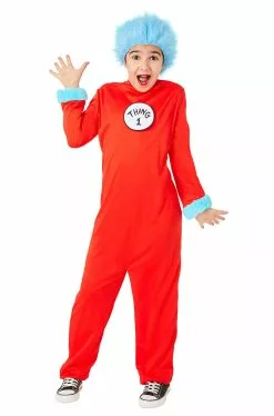 Thing 1 & 2 Jumpsuit Child Costume