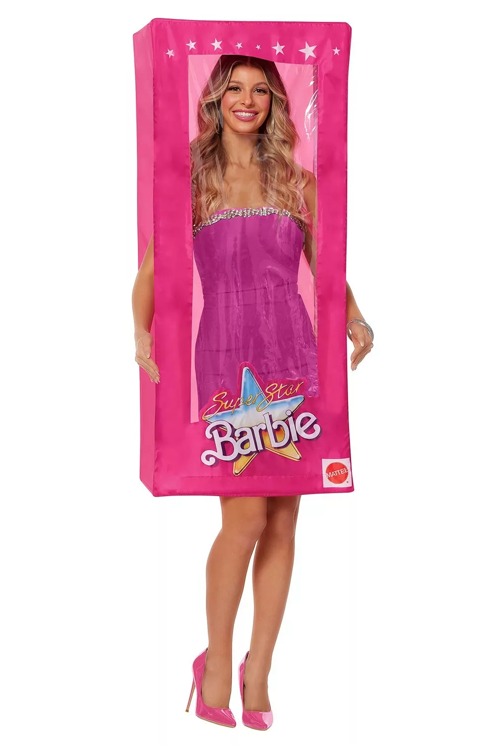 Barbie Doll Box Adult Costume 3 Barbie Doll Box Adult Costume